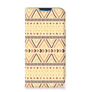 iPhone 14 Pro Hoesje met Magneet Aztec Yellow