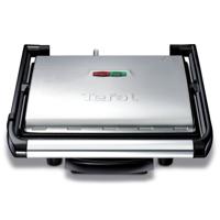 Tefal gc241d multifunctionele panini grill 2000w zwart/rvs