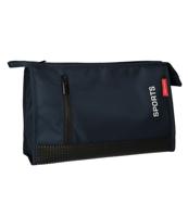 Traveller Toilettas rubber blauw 30x19,5cm