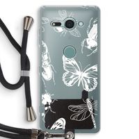 Tiny Bugs: Sony Xperia XZ2 Compact Transparant Hoesje met koord