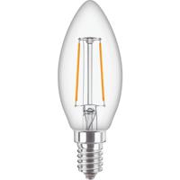 Philips Lighting 37757800 LED-lamp Energielabel E (A - G) E14 Kaars 2 W = 25 W Warmwit (Ø x l) 35 mm x 97 mm 1 stuk(s) - thumbnail