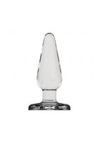 Butt Plug - Basic - 3 Inch - Glass