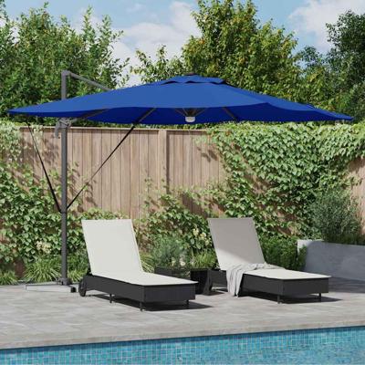 Roma Parasol Blauw 286 x 285 x 270 cm Aluminium en Polyester