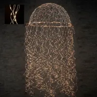 Krnluchtr kwal 720l l150d48cm zilvr