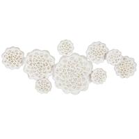 Decoratieve figuren Home ESPRIT Wit Gouden Bloem Decapé 137 X 11 X 56,5 CM Decoratieve figuren Home ESPRIT Wit Gouden Bloem Decapé 137 X 11 X 56,5 CM