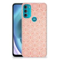 Motorola Moto G71 5G | TPU bumper | Pattern Orange