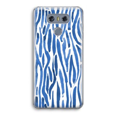Blauwe nerven: LG G6 Transparant Hoesje
