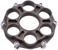 AFAM Sprocket carrier aluminum black 6 hole mil