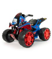Injusa Spider-Man The accuvoertuig quad 12V blauw/rood