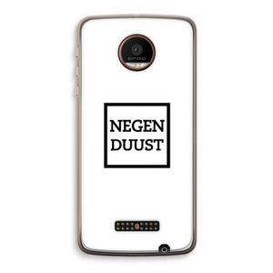 Negenduust vierkant: Motorola Moto Z Force Transparant Hoesje