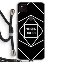 Negenduust geometrisch: Pixel 4a 5G Transparant Hoesje met koord
