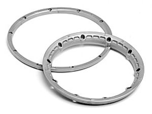 Heavy duty wheel bead lock rings (silver/2pcs)