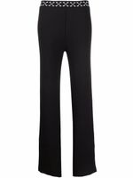 Off-White pantalon nervuré à taille Arrows - Noir
