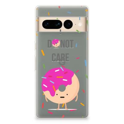 Google Pixel 7 Pro | Siliconen Case | Donut Roze