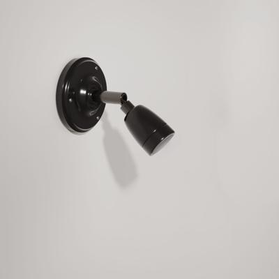 Wandlamp rond verstelbaar porselein E27 fitting industrieel