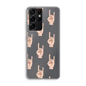 Rock: Samsung Galaxy S21 Ultra Transparant Hoesje