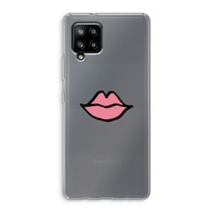 Kusje: Samsung Galaxy A42 5G Transparant Hoesje