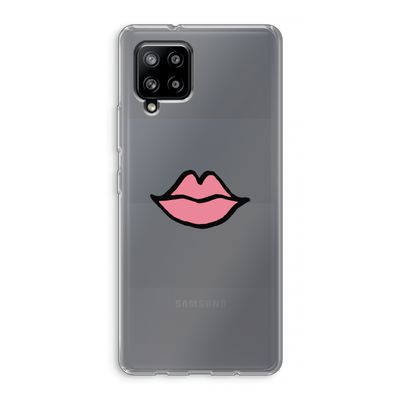 Kusje: Samsung Galaxy A42 5G Transparant Hoesje