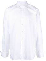 Barba chemise en coton à manches longues - Blanc