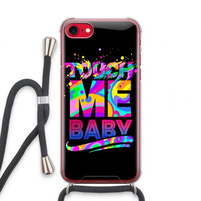 Touch Me: iPhone SE 2020 Transparant Hoesje met koord