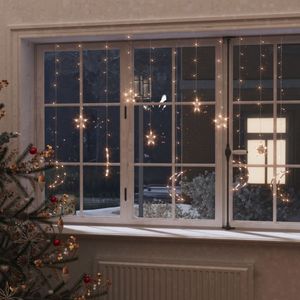 VidaXL Lichtslinger ster en maan afstandsbediening 138 led&apos;s warmwit