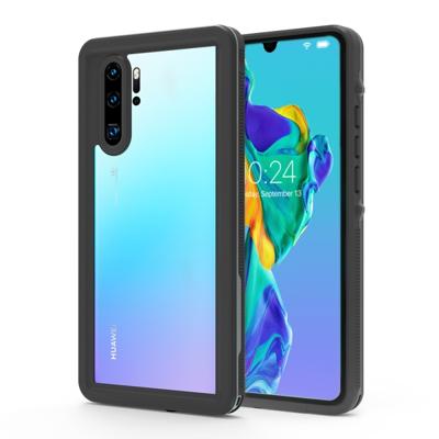 Schokbestendige waterdichte PC + TPU beschermhoes voor Huawei P30 Pro (zwart)