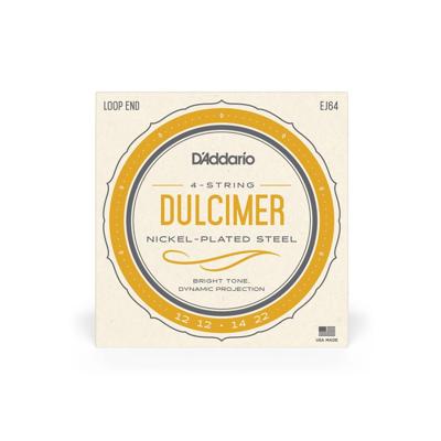 D'Addario EJ64 snaar voor muziekinstrumenten 4 stuk(s) Staal Dulcimer
