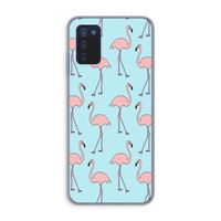 Anything Flamingoes: Samsung Galaxy A03s Transparant Hoesje