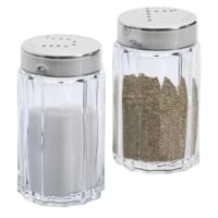 Westmark peper en zout set glas/rvs - thumbnail