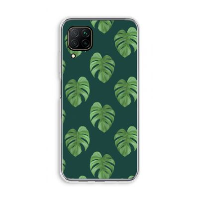 Monstera leaves: Huawei P40 Lite Transparant Hoesje