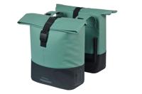 BASIL Tas cove dubbel groen/zwart | 32l