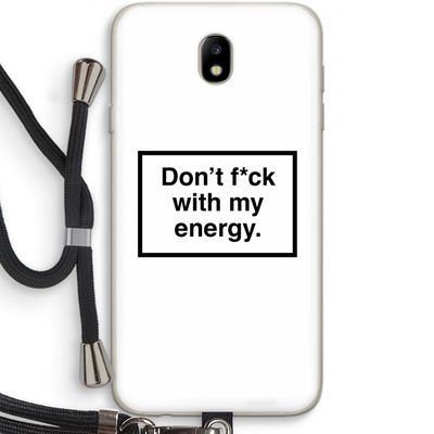 My energy: Samsung Galaxy J7 (2017) Transparant Hoesje met koord