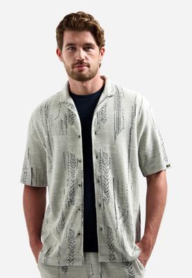 No- Excess Shirt Short Sleeve Jacquard Fancy 31490307 Overhemd 013 Kit