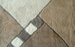 Wicotex bidetmat 50x60cm beige geblokt
