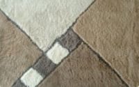 Wicotex bidetmat 50x60cm beige geblokt Wicotex bidetmat 50x60cm beige geblokt