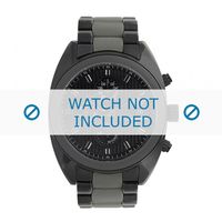 Armani horlogeband AR5953 Staal Grijs 22mm