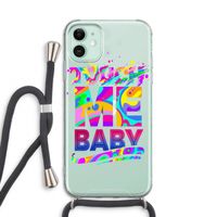 Touch Me: iPhone 11 Transparant Hoesje met koord