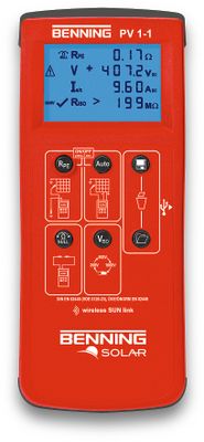 Benning PV 1-1 Solar Installatie Tester zonnepanelen tester