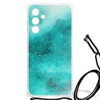 Back Cover Samsung Galaxy A55 Painting Blue