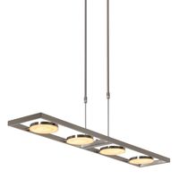 Steinhauer Hanglamp Soleil 4 lichts L 120 cm mat chroom Steinhauer Hanglamp Soleil 4 lichts L 120 cm mat chroom