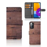 Samsung Galaxy M52 | Book Style Case | Old Wood