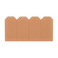 Quantore Kartonnen label, 1000st.