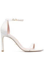 Stuart Weitzman sandales Nudistsong 100 mm - Blanc - thumbnail