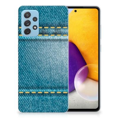 Samsung Galaxy A72 | Sillicone Back Cover | Jeans