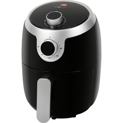 Clatronic FR 3769 H Airfryer 1.8 l 1000 W Zwart, Zilver