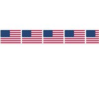 Amerikaanse vlag markeerlint 6 meter - thumbnail