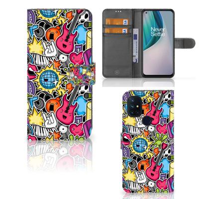 OnePlus Nord N10 | Wallet Case | met Pasjes | Punk Rock