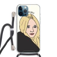 Ashley: iPhone 12 Pro Max Transparant Hoesje met koord