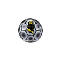 PUMA Borussia Dortmund Culture+ Mini Voetbal Maat 1 Zwart Zilver Geel