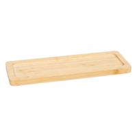 Serveerplankje voor hapjes/fingerfood? - 30 x 11 cm - bamboe hout - borrelplank - tapasplank